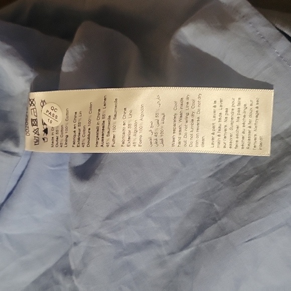 CITY CHIC Plus Size 24 Sweet‎ Paradise Off the Shoulder Linen Blend Dress Lined - Picture 8 of 9